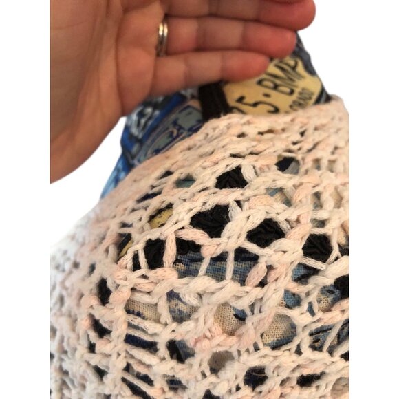 J Jill Women's Blush Pink White Layering 3/4 Sleeve Beach Wear Sweater Sz M - Picture 14 of 16